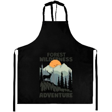 Discover forest wilderness adventure deer mountain Aprons