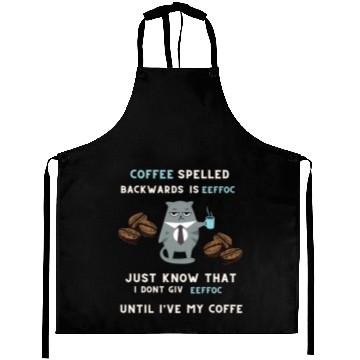 Discover UNTIL I 'VE MY COFFEE Aprons