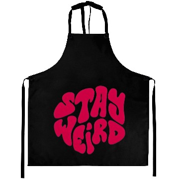 Discover Stay Weird Aprons