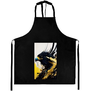 Discover Golden black eagle Aprons
