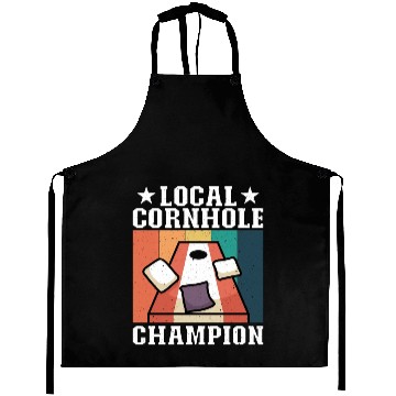 Discover Local Cornhole Champion Bean Bag Lover Aprons
