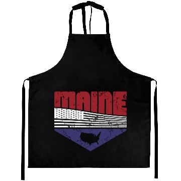 Discover Retro Vintage Maine Usa Aprons