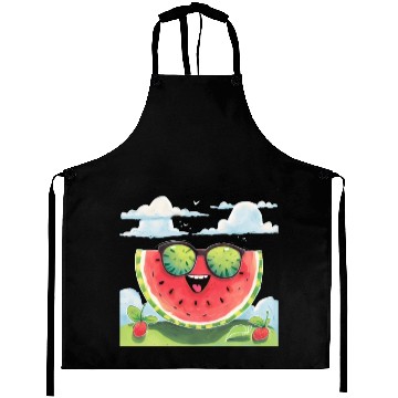 Discover Cute Watermelon Party Summer Melon Fruit Aprons