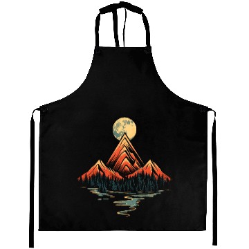Discover Majestic Full Moon Aprons