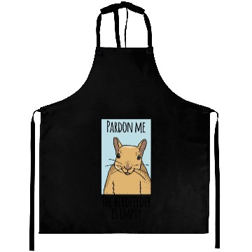 Discover Squirrel Gag Funny Squirrel Lover Aprons