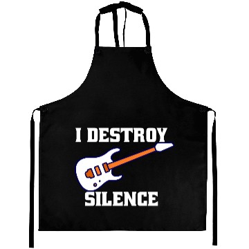 Discover Guitar saying guitarist gift cute Aprons