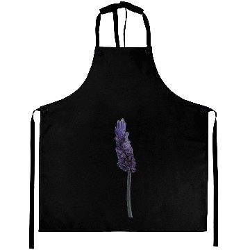 Discover Lavender Flower Illustration Aprons