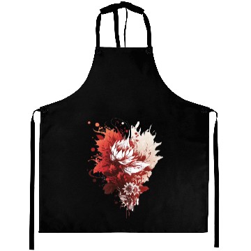 Discover Love flowers: Red "Heart-shaped" Flowers Aprons