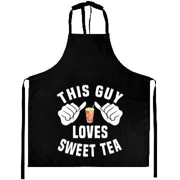 Discover This Guy Loves Sweet Tea Aprons