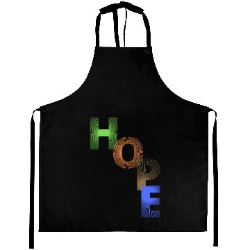 Discover Colourful Modern Typography Aprons