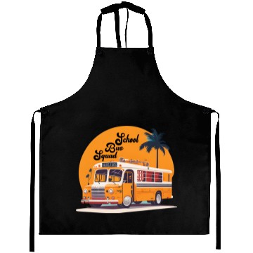 Discover The Nature School bus Aprons design