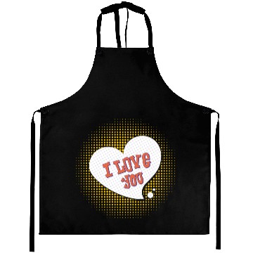 Discover I love you Aprons design