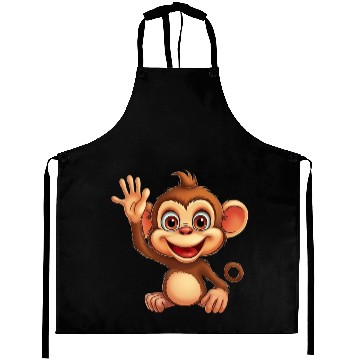 Discover Cute Monkey for Kids for a Kid Aprons