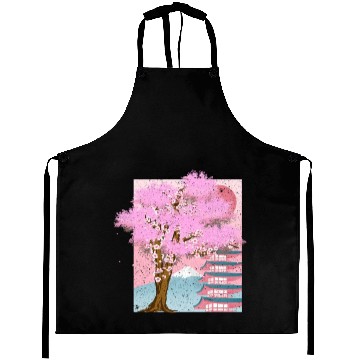 Discover Japan aesthetics sakura tree gift cherry blossom Aprons