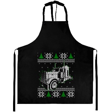 Discover Trucker Ugly Truck Driver Aprons