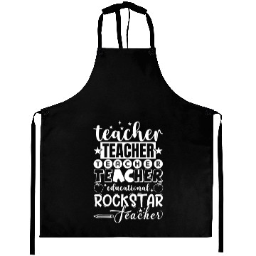 Discover Teacher Teacher Teacher Educational Rockstar Teach Aprons