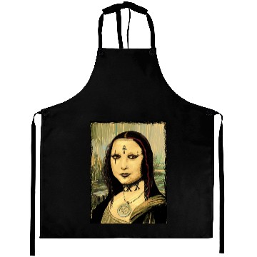 Discover Gothic Goth Mona Lisa Aprons