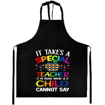 Discover Autism Teacher Support It Takes A Special Teacher Aprons