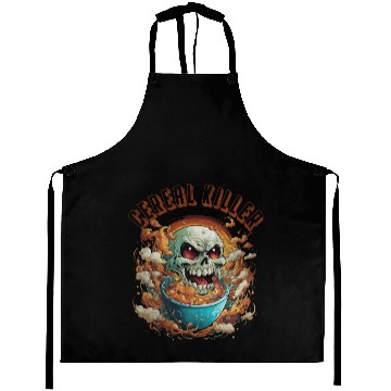 Discover Cereal killer funny cereal lovers Aprons