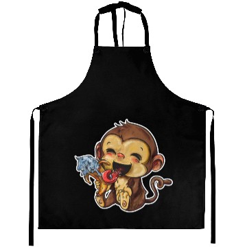 Discover Ice Cream Monkey Aprons