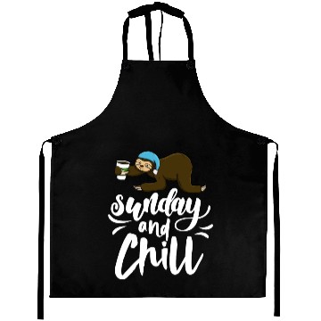 Discover Sunday and Chill Sloth Aprons