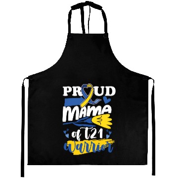 Discover Proud Mom T21 World Down Syndrome Awareness Aprons
