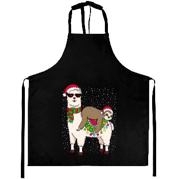 Discover Sloth Riding Llama Sloth Aprons