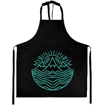 Discover Abstract Mountain Aprons