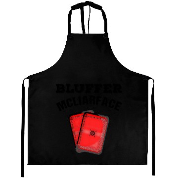 Discover Bluffer Mcliarface Poker Game Cards Player Aprons