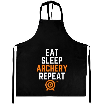 Discover Eat Sleep Archery Repeat Aprons