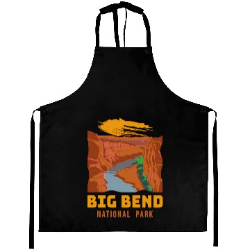 Discover Big Bend National Park Novelty Aprons