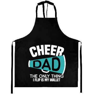 Discover Cheer Dad The Only Thing I Flip Is My Wallet Aprons