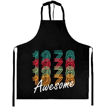 Discover 1978 Vintage Year Retro Birthday Gift Aprons