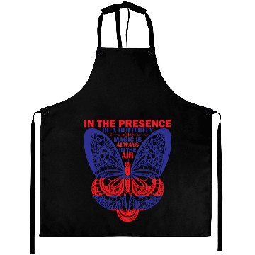 Discover In the presence of a butterfly Aprons