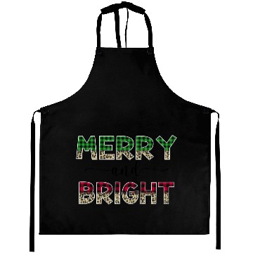 Discover Merry and Bright Christmas Aprons
