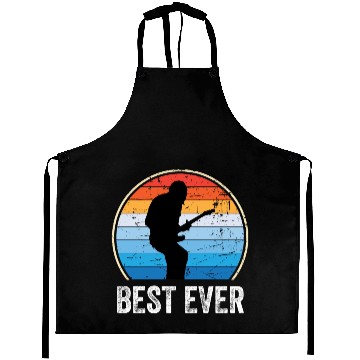 Discover Best Dad Ever Music Guitar Aprons