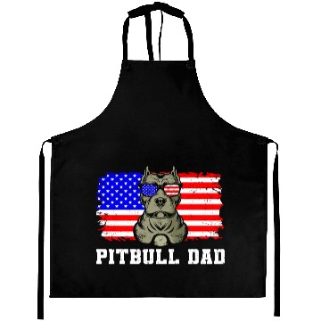 Discover Pitbull Dad Aprons