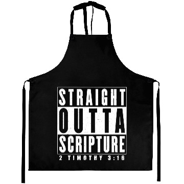 Discover Straight Outta Scripture Aprons
