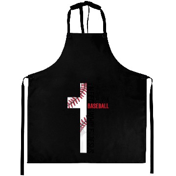 Discover I Need Baseball And Jesus Sports Mom Christian Cro Aprons