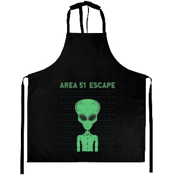 Discover Storm Area 51 Funny Alien Escape Aprons
