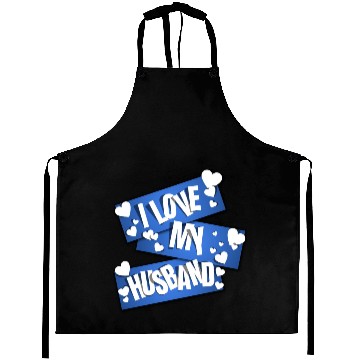 Discover I Love My Husband Aprons