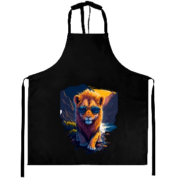 Discover Cute baby lion Aprons