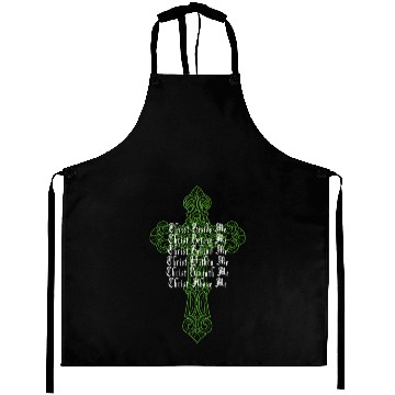 Discover St Patrick's Day Celtic Cross Prayer Christian Att Aprons
