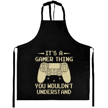 Discover Game Console Gamer Video Game PC Gaming Controller Aprons
