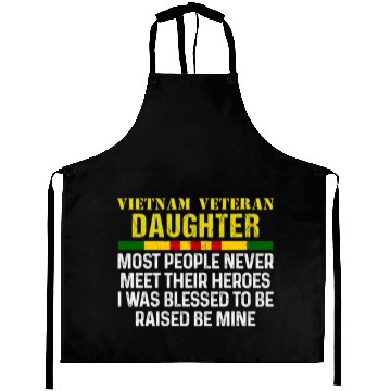 Discover US Army Vietnam Veteran Daughter Aprons