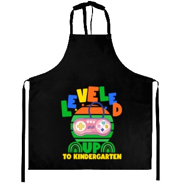 Discover Level up to kindergarten, back to school Aprons