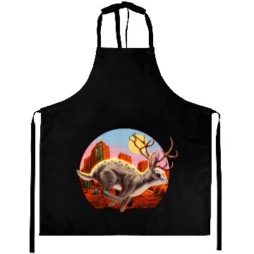 Discover Jackalope Cryptid Rabbit Aprons