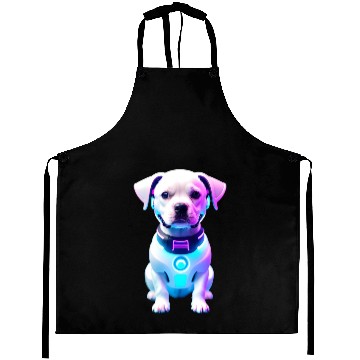 Discover Futuristic robot dog Aprons