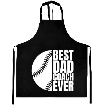 Discover Best Dad Coach Ever Aprons