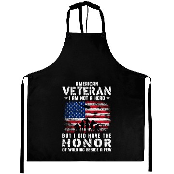 Discover US Army Veteran American Veteran Flag Aprons